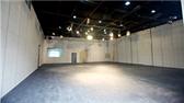The 400  square  meter studio